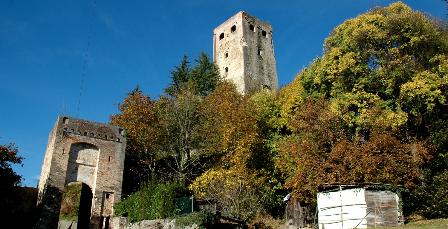 The ruins of the older Collalto Castle, in the village of Collalto