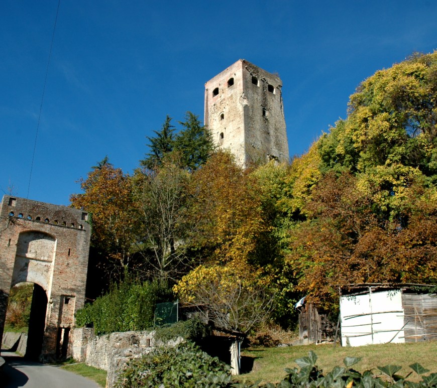 The ruins of the older Collalto Castle, in the village of Collalto