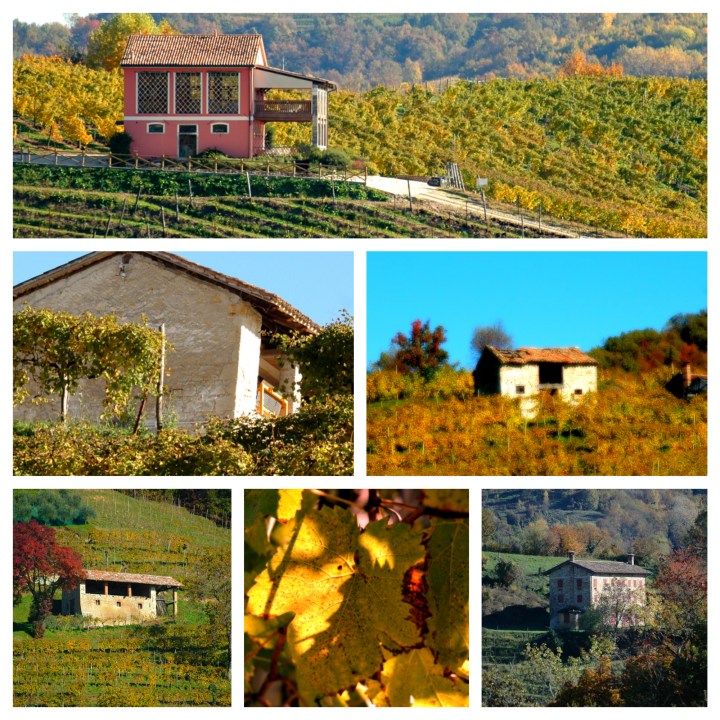 cabins, huts and houses on the hills