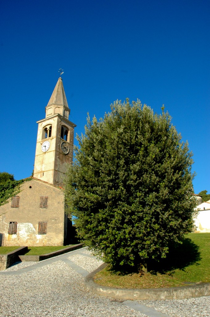 The medieval church of Pieve di San Pietro di Feletto